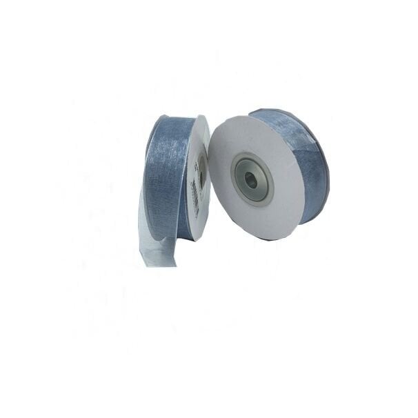 Gümüş Gri Organze Kurdela 2 cm x 22 mt