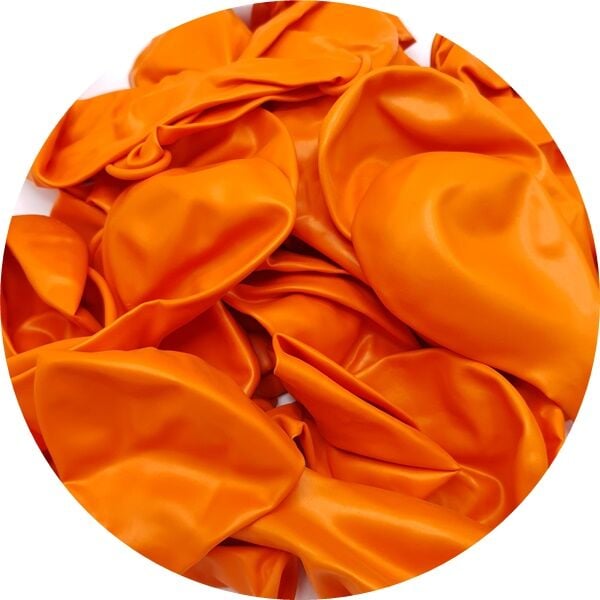 Metalik Turuncu Balon 10 lu