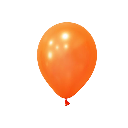 Metalik Turuncu Balon 10 lu