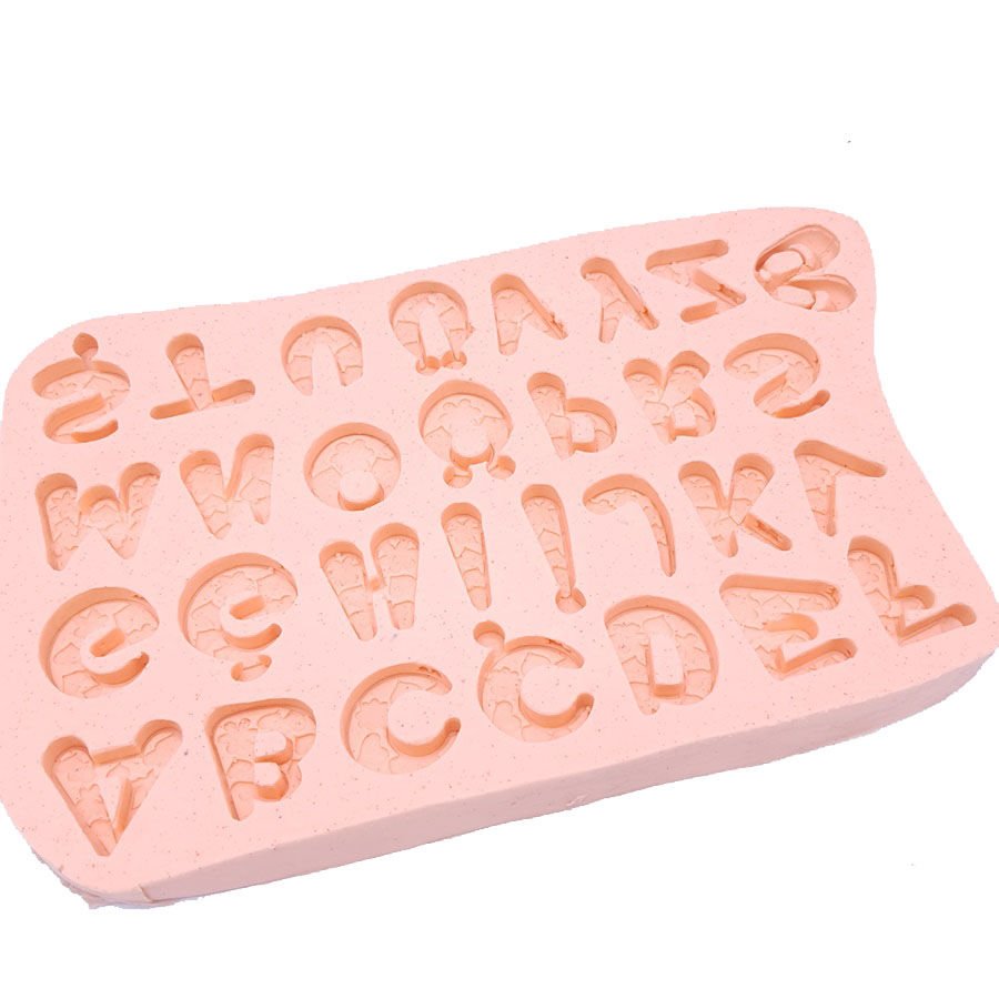 Neşeli Harfler Silikon Kalıp