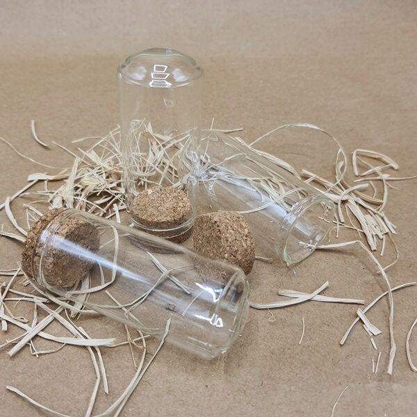 Ters Fanus Cam Şişe 6,5 cm