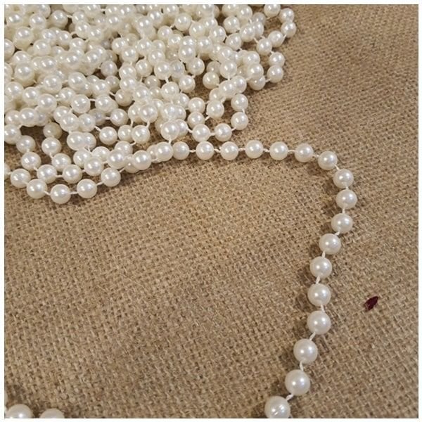 Krem Şerit İnci 1 mt