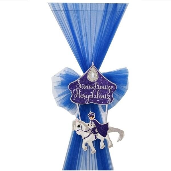 Sünnetimize Hoşgeldiniz kapı Süsü ve Tülü