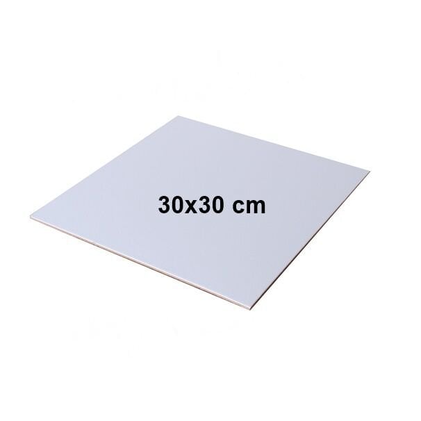 Mukavva Beyaz Kare Pasta Altlık 30x30 cm