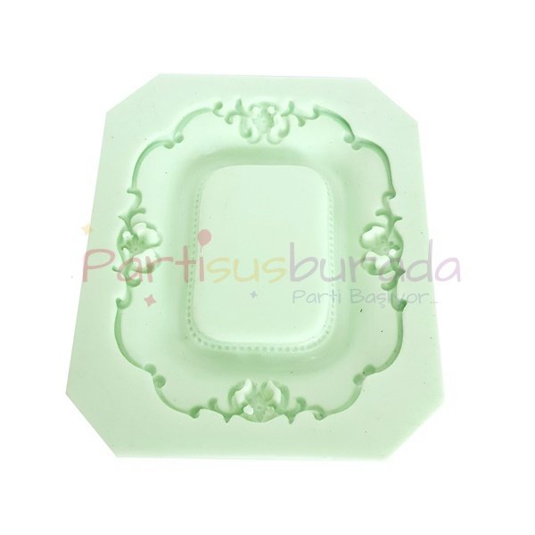 Kare Çerçeve Silikon Kalıp 12x15 cm
