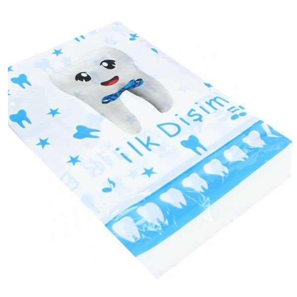 Plastik Mavi İlk Dişim Masa Örtüsü 120x180 cm