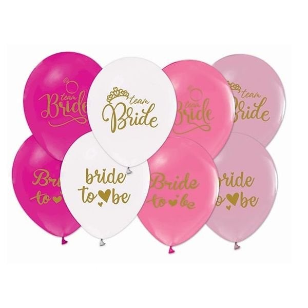 Renkli Bride To Be Balon 10 Adet
