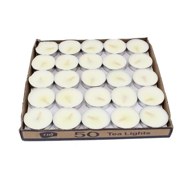 Beyaz Tealıght Mum 50 Adet