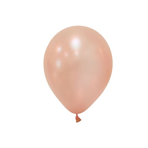 Metalik Rose Gold Balon 10 lu