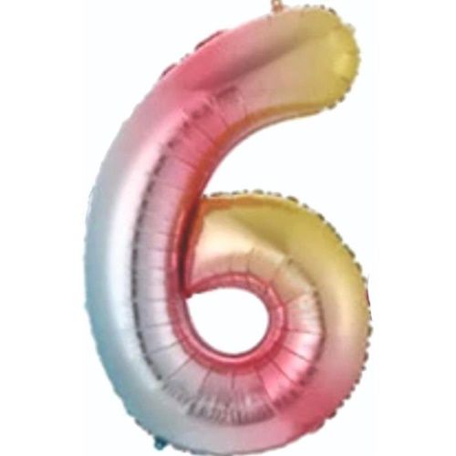 Folyo Renkli 6 Yaş Balon 76 cm