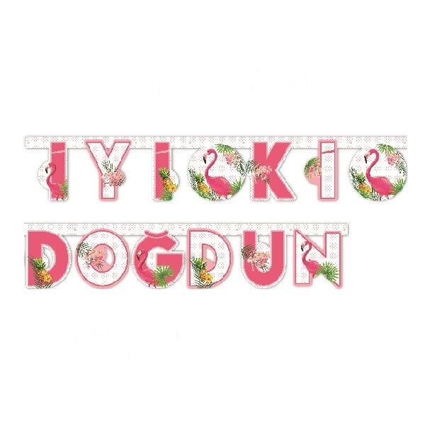 Flamingo İyiki Doğdun Yazı