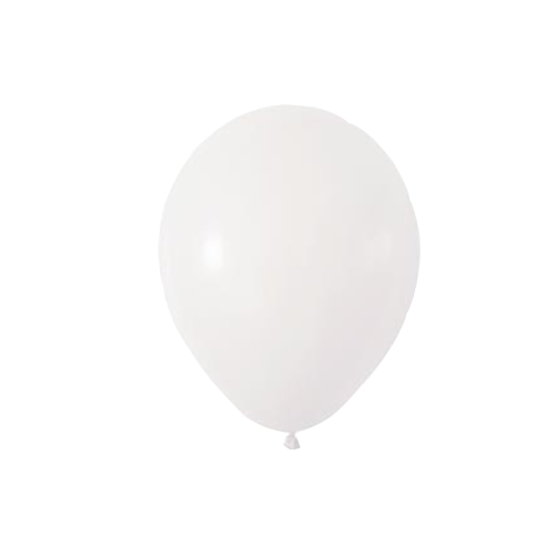 Pastel Beyaz Balon 12 inc 10 Adet