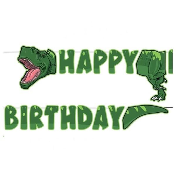 Dinazor Happy Birthday Banner