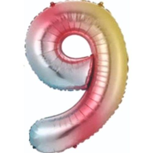 Folyo Renkli 9 Balon 76 cm