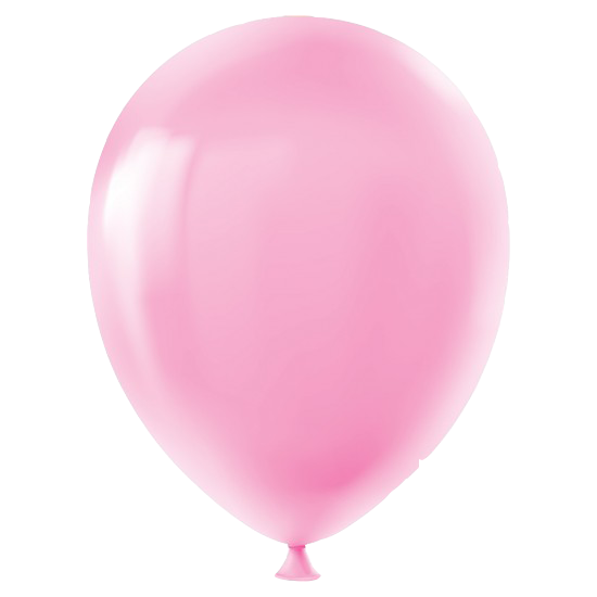 Pastel Pembe Balon 12 inc 10 lu