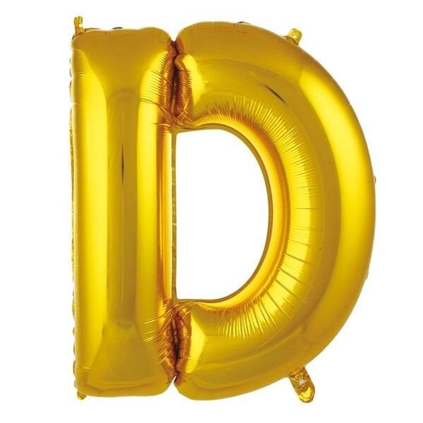 Folyo Gold D Harf Balon 76 cm