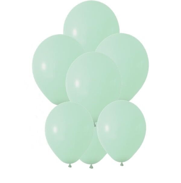 Makaron Yeşil Balon 10 Adet