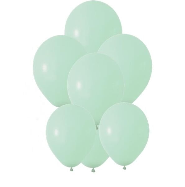 Makaron Yeşil Balon 10 Adet