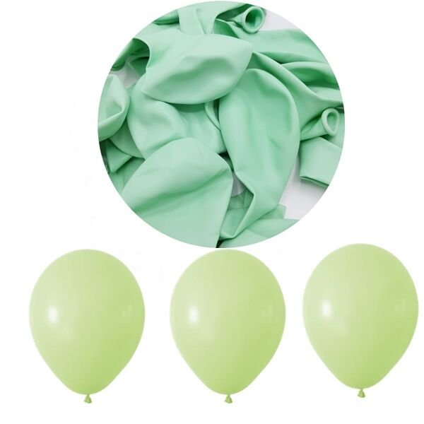 Pastel Su Yeşili Balon 12 inc 10 lu