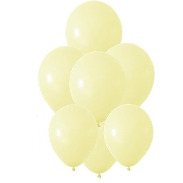 Makaron Sarı Balon 10 Adet