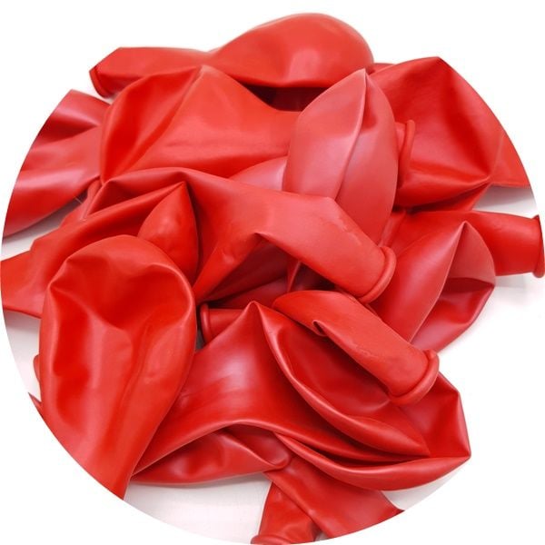 Metalik Kırmızı Balon 10 lu