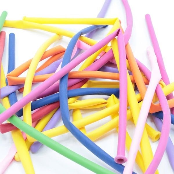 Renkli Sosis Balon 10 adet