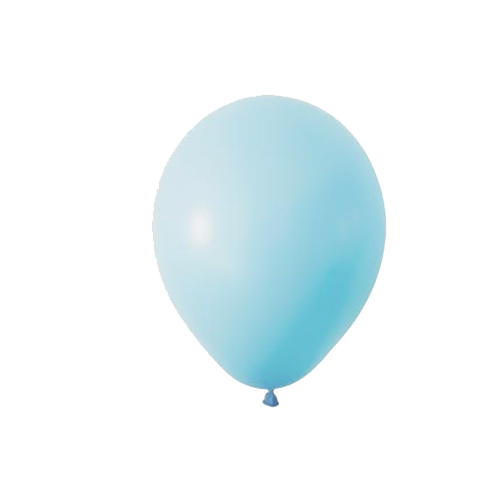 Makaron Mavi Balon 10 Adet