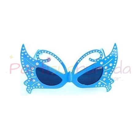 Mavi Kelebek Parti Gözlük