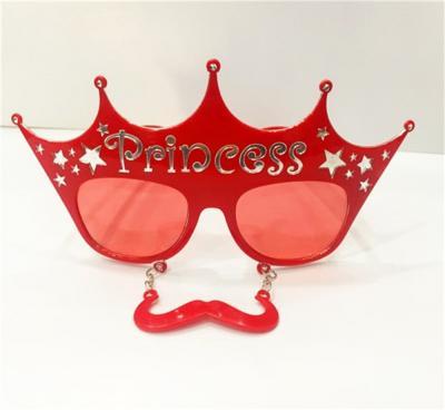 Plastik Kırmızı Prenses Gözlük