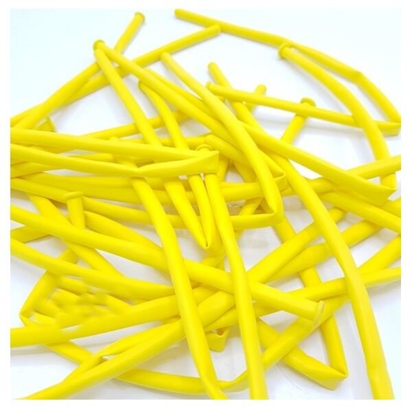 Sarı Sosis Balon 10 Adet