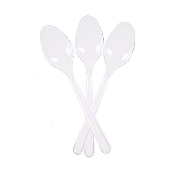 Şeffaf Plastik Kaşık 25 Adet