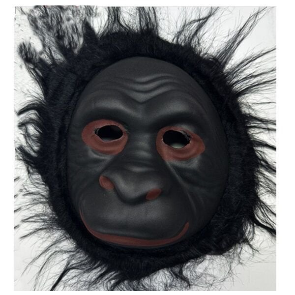 Plastik Tüylü  Goril Maskesi