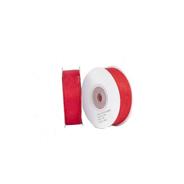 Kırmızı Organze Kurdela 2 cm x 22 mt