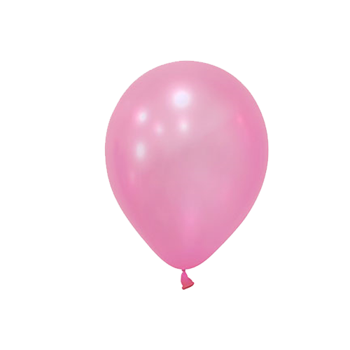 Pembe Metalik Balon 10 lu