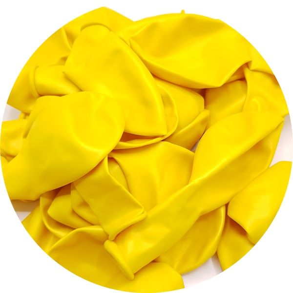 Sarı Metalik Balon 10 lu