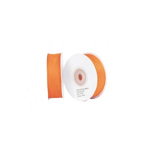 Turuncu Organze Kurdela 2 cm x 22 cm