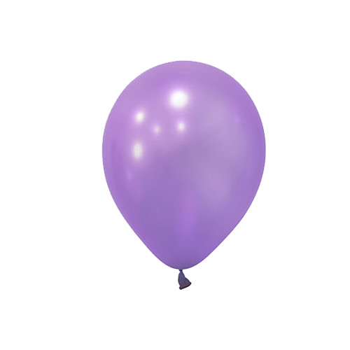Metalik Lila Balon 10 lu