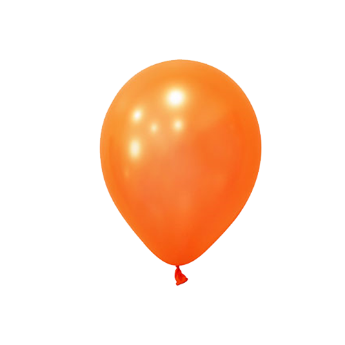 Metalik Turuncu Balon 10 lu