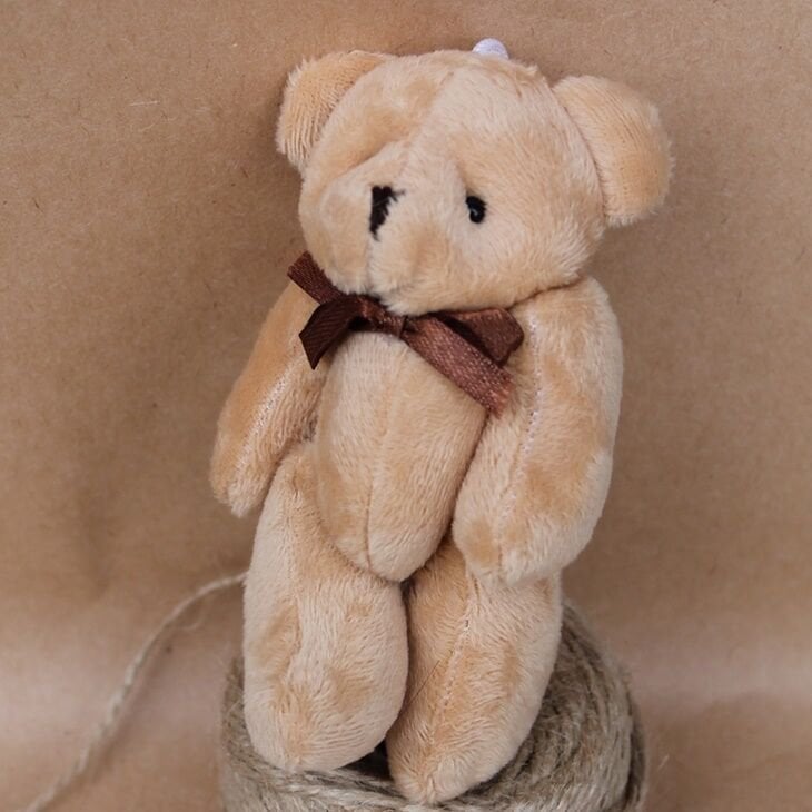 Mini Kahverengi Peluş Ayıcık 12 cm