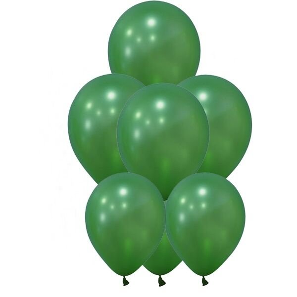 Yeşil Metalik Balon 10 Adet