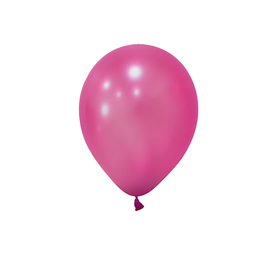 Metalik Fuşya Balon 10 lu