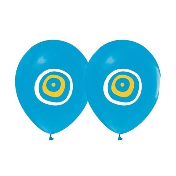 Açık Mavi Nazar Balon 10 Adet