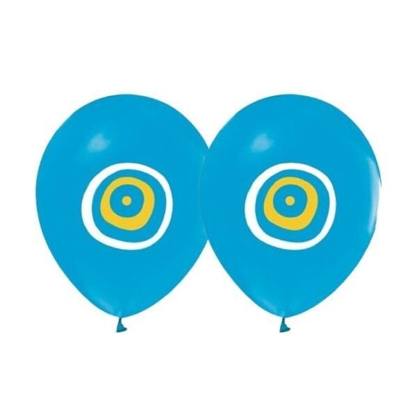 Açık Mavi Nazar Balon 10 Adet