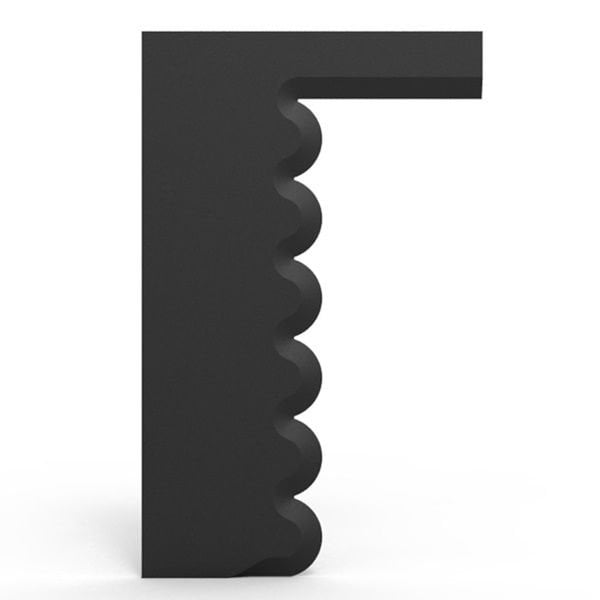 Dalga Kenar Sıvama Tarağı