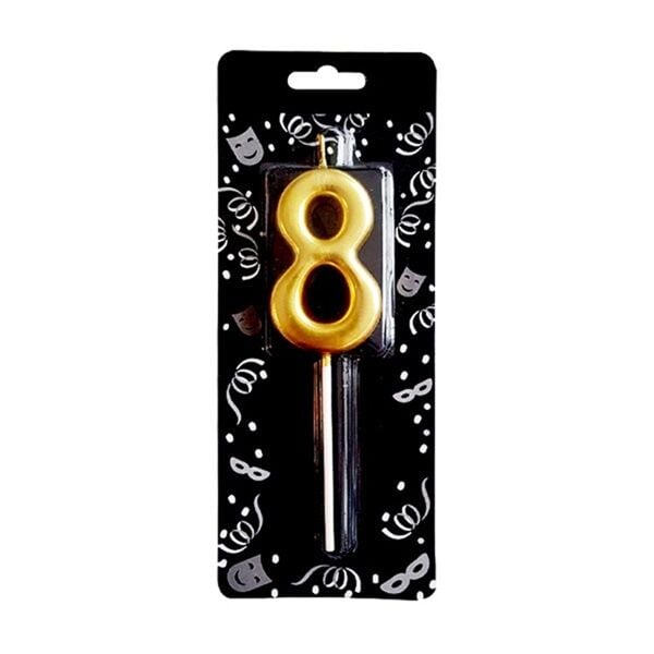 Gold Rakam 8 Mum