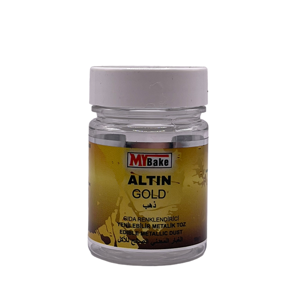 Simli Gold Toz Gıda Boyası 10 Gr