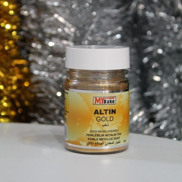 Simli Gold Toz Gıda Boyası 10 Gr