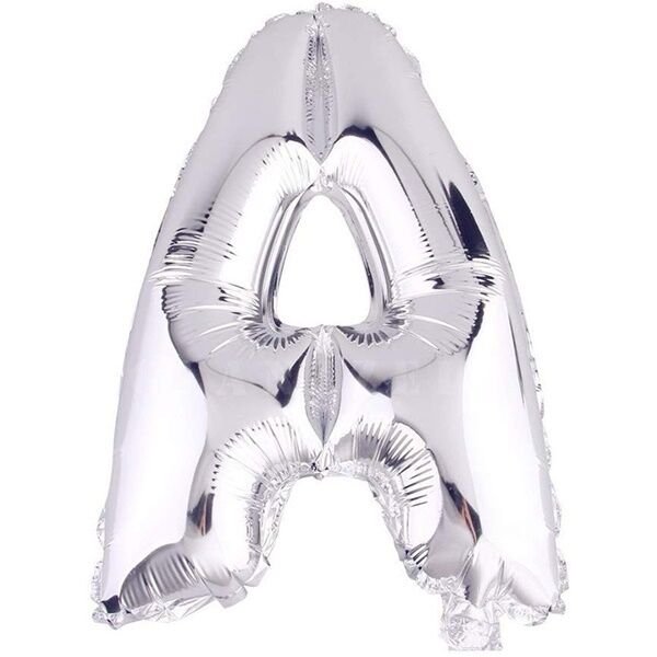 Folyo Gümüş A Harf Balon 76 cm