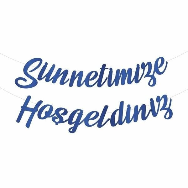 Kaligrafi Sünnetimize Hoşgeldiniz Banner