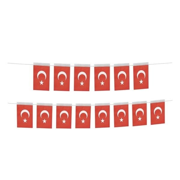 Kağıt İpli Türk Bayrağı